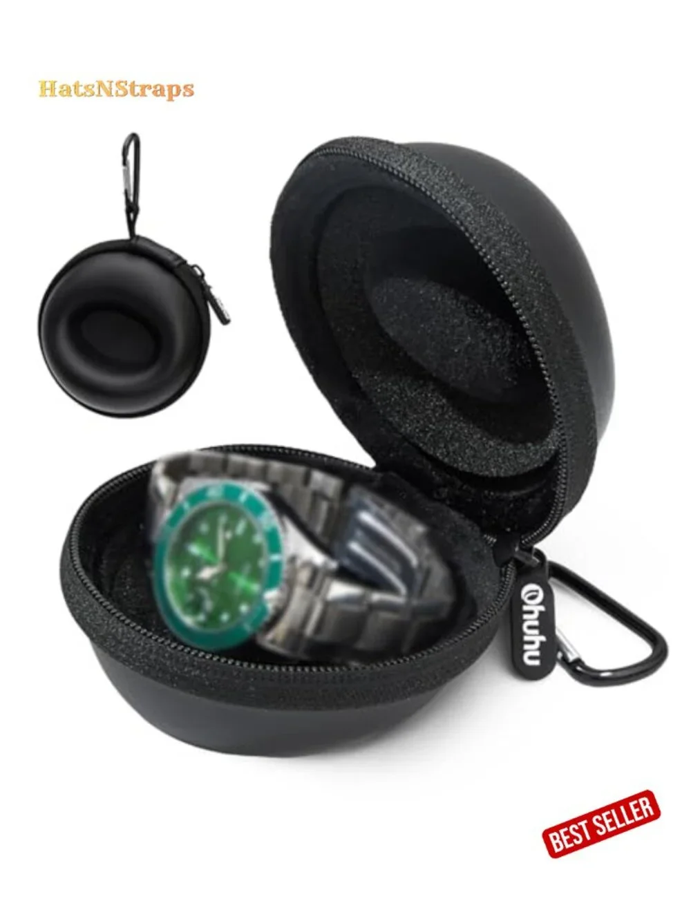 Portable Single Watch Storage Organizer with 56mm Heightened Design